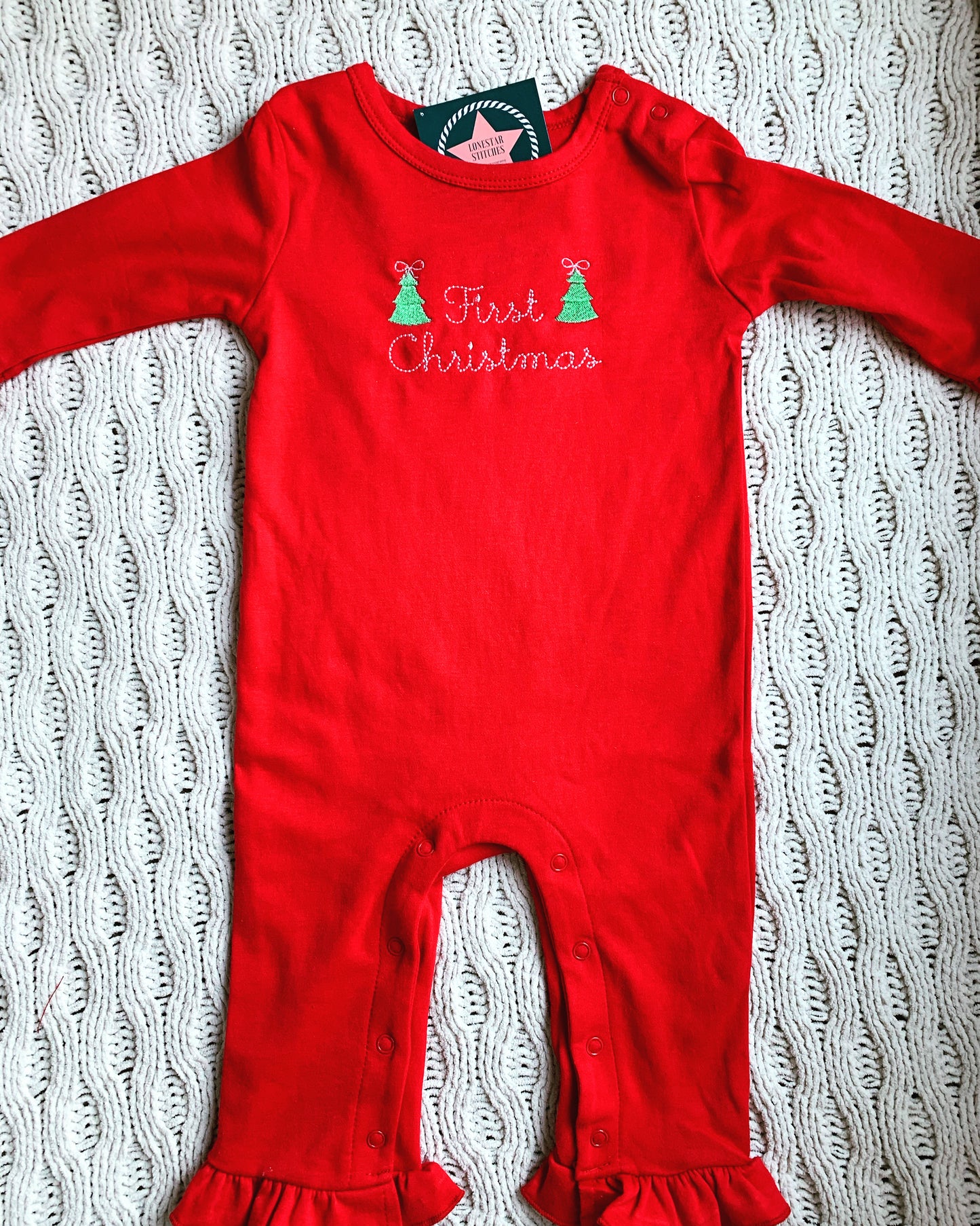 Long Sleeve Ruffle Romper