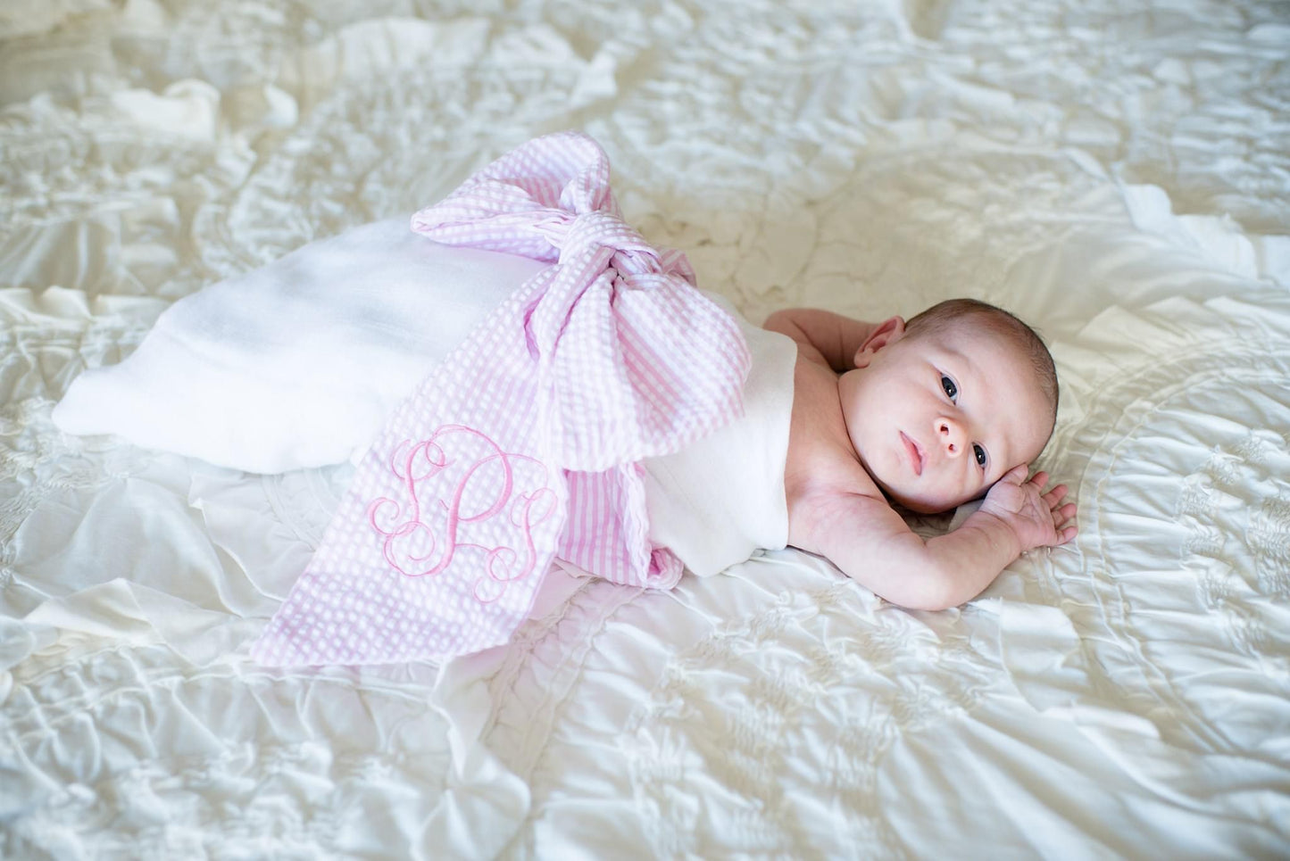 Seersucker Swaddle Sash