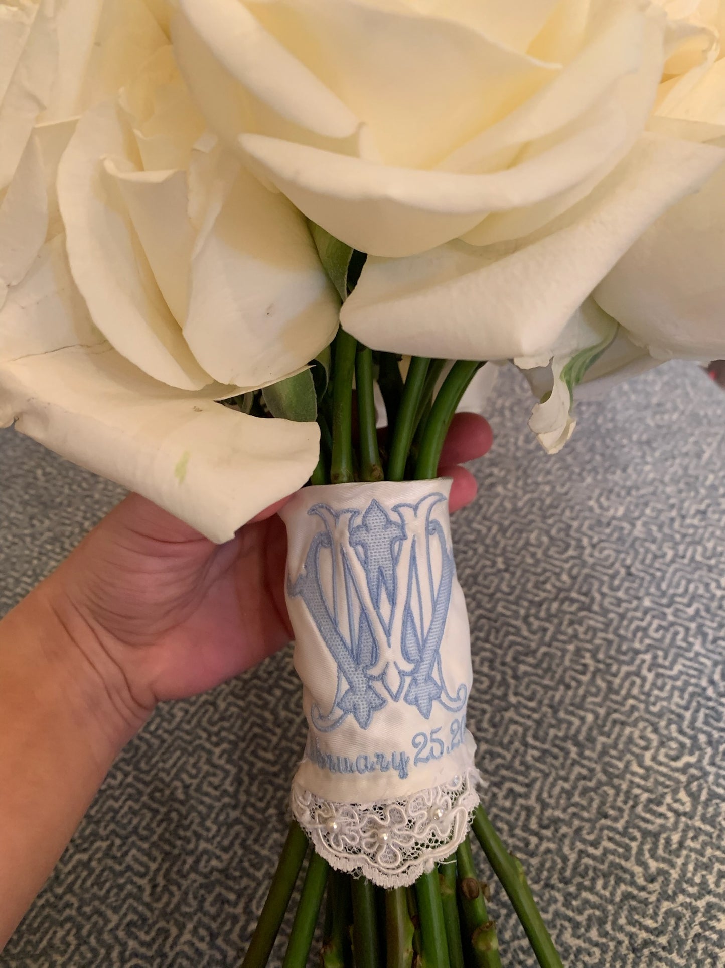 Custom Bridal Bouquet Wrap