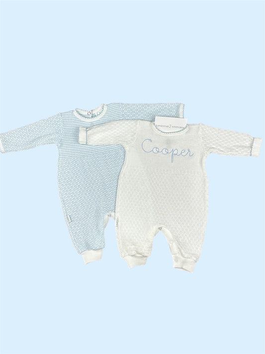 Knit Baby Romper